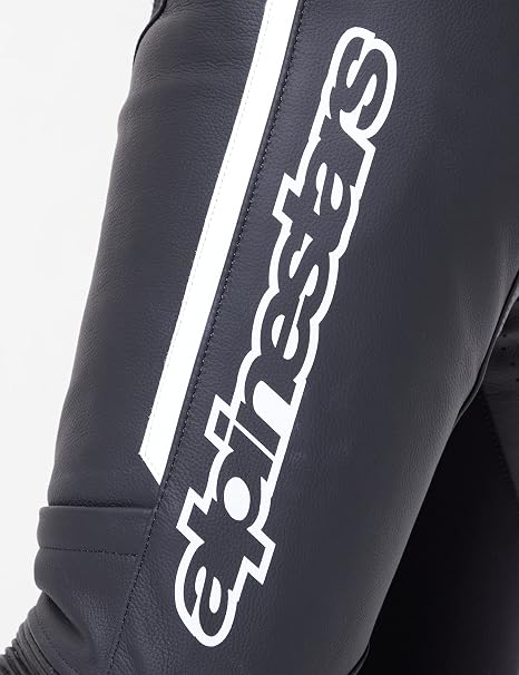 Alpinestars Missile V3 Motorcycle Leather Trousers (Black/White